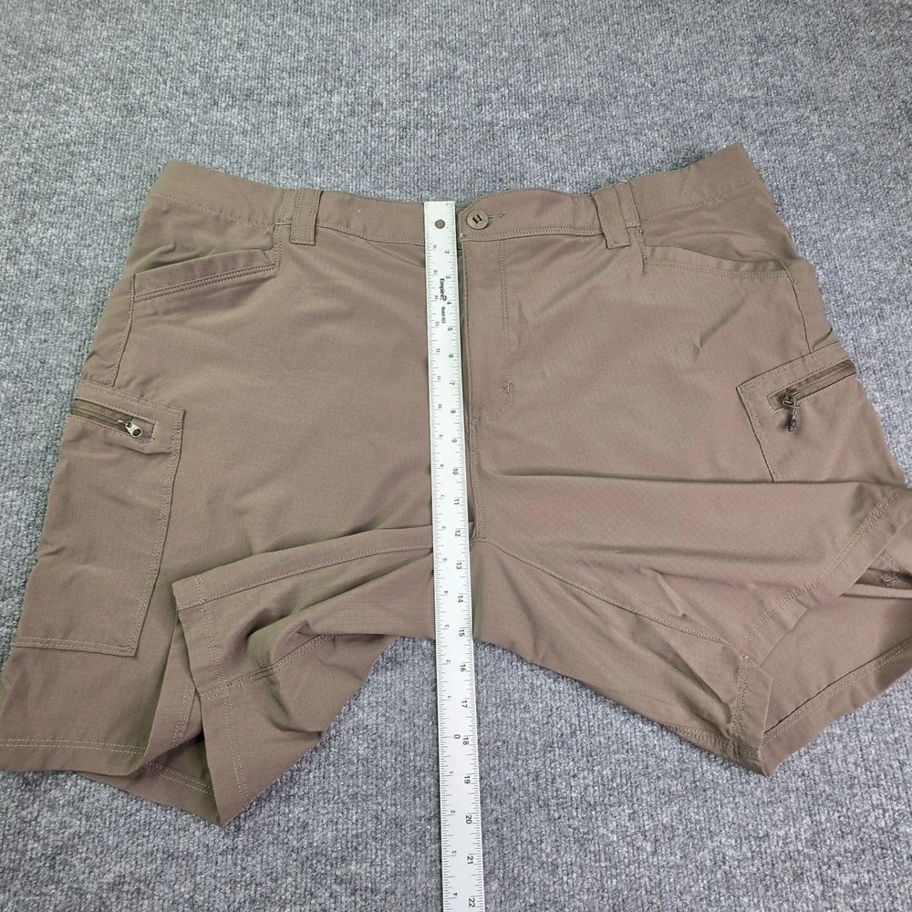 5.11 Tactical Cargo Shorts Mens 44 Brown Ripstop Stretch Utility 73365-367